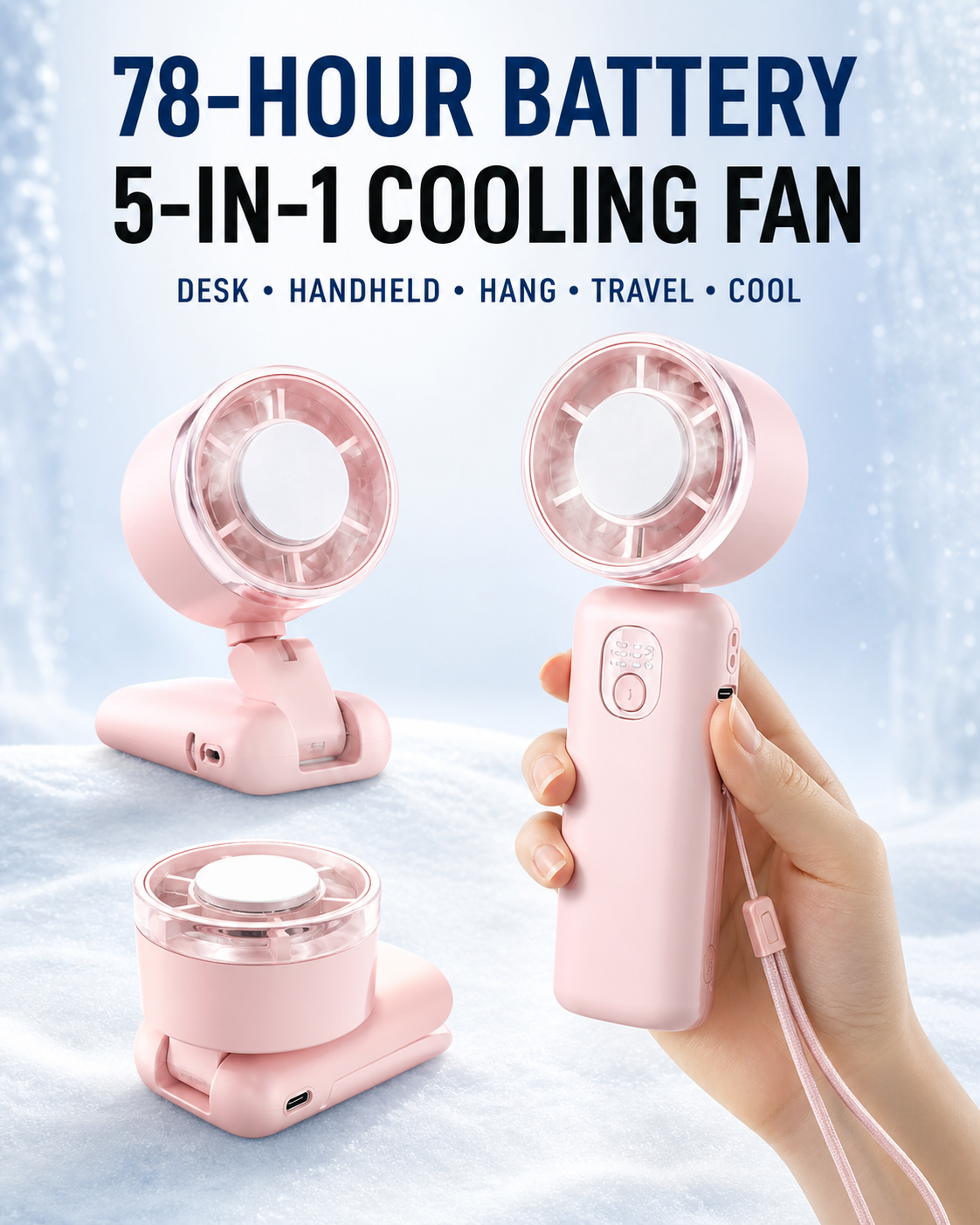 78-Hour 5-in-1 Cooling Fan